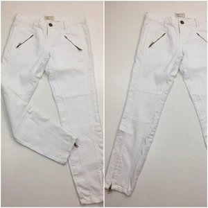 CURRENT ELLIOTT Zip Pockets & Ankle Skinny Jeans